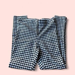 Gingham trousers sz M